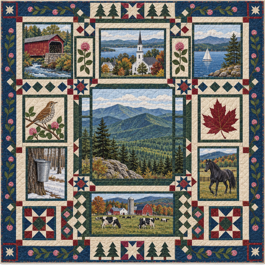 Vermont Landmark Windows TD181026853 Quilt Blanket