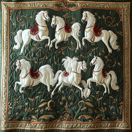 White Horse TAI041124074 Quilt Blanket