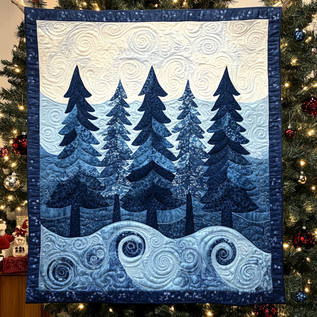 Winter Forest TAI061124312 Quilt Blanket