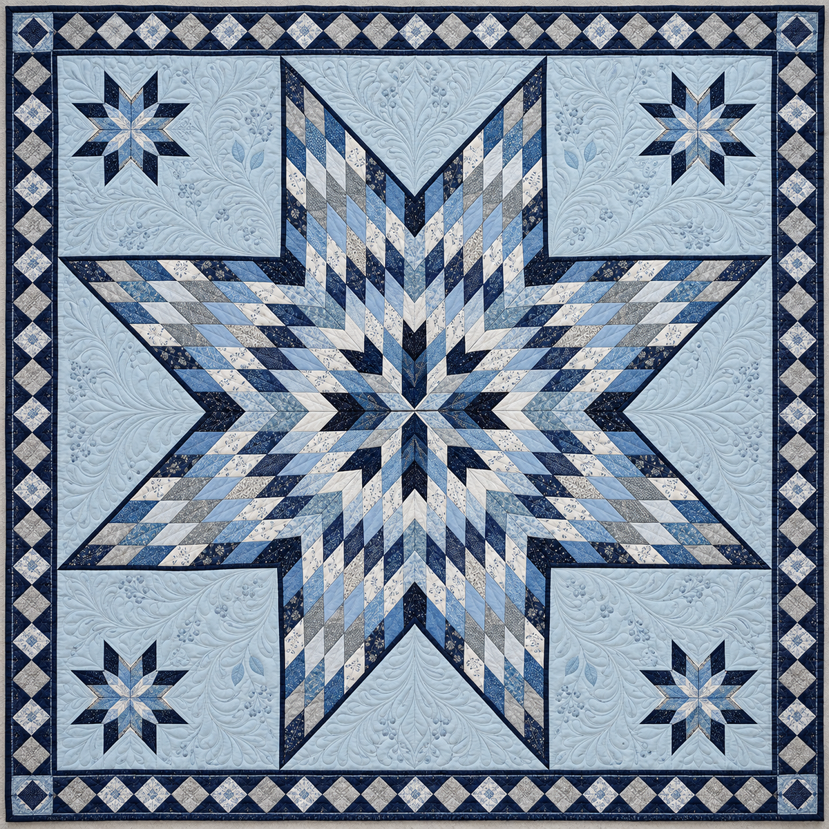 Winter Sky Native American Star TD101026035 Quilt Blanket