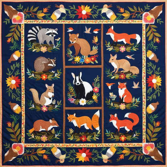 Woodland Whimsy NTA151024257 Quilt Blanket