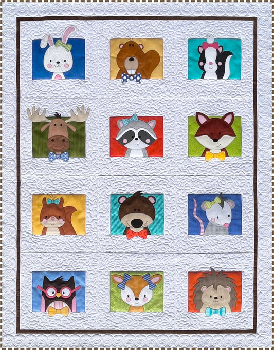 Woodland Animal CLDY040724126 Quilt Blanket