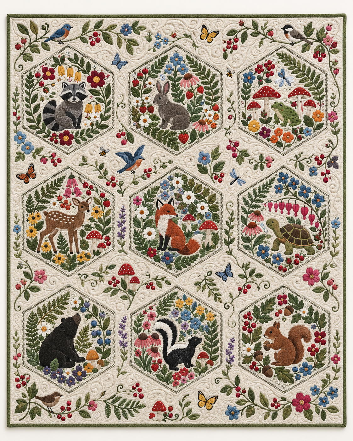 Woodland Whimsy TD101026566 Quilt Blanket