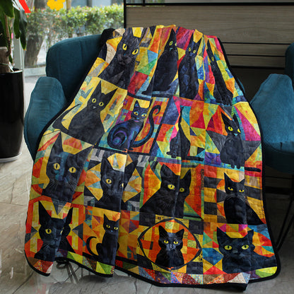 Black Cat TL09102301 Quilt Blanket