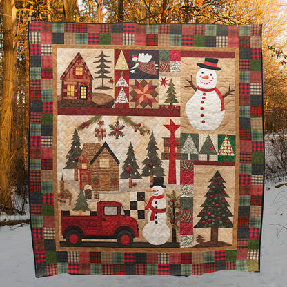 Christmas Snowman TL05102304 Quilt Blanket