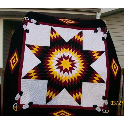 Native American Inspired Star CLA1510296Q Art Quilt