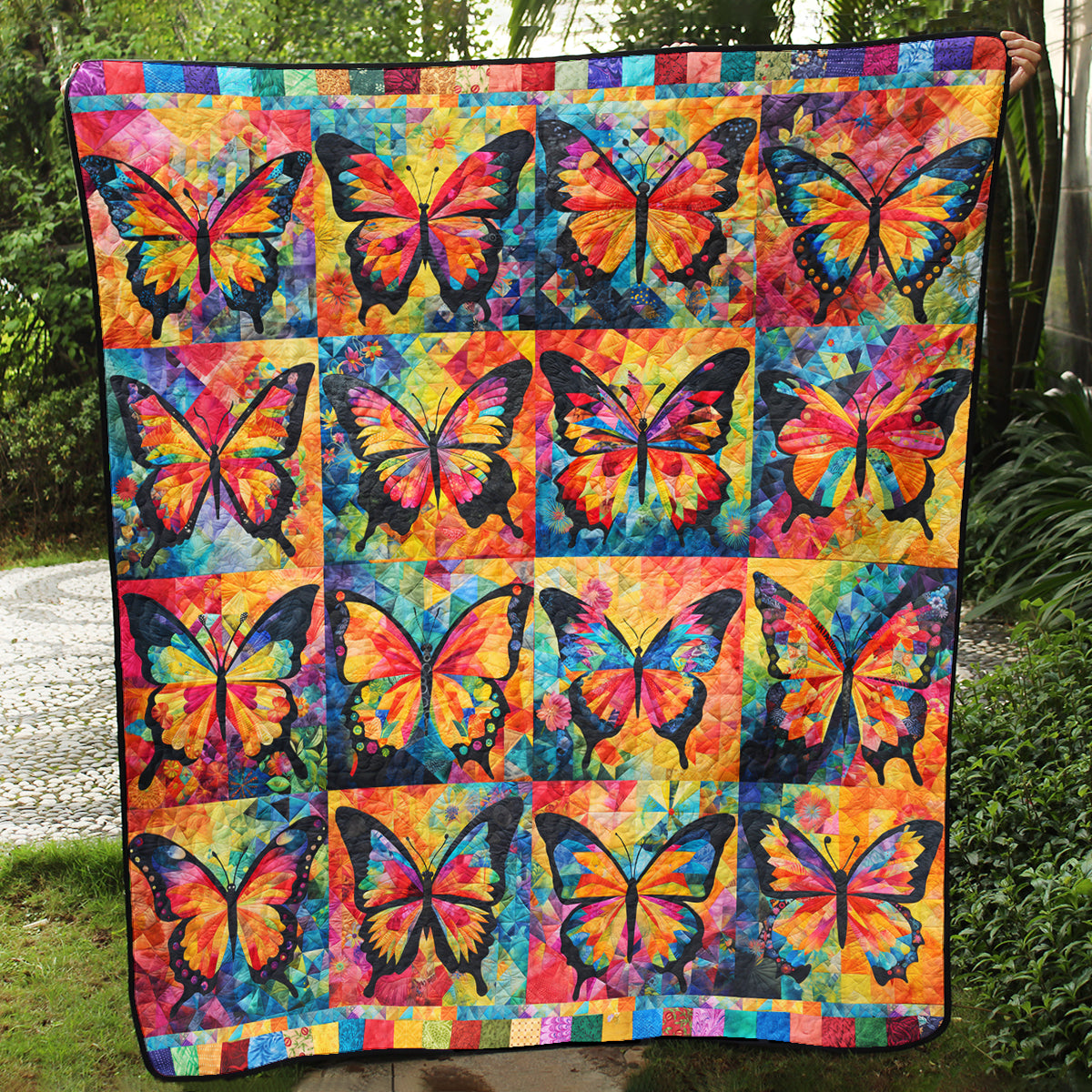 Colorful Butterfly TL09102303 Quilt Blanket