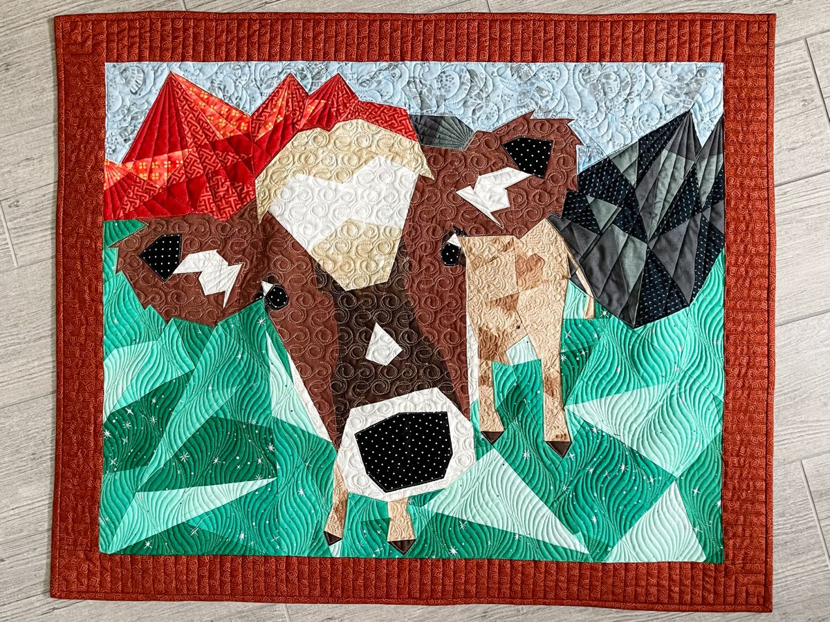 Cow CLDY180624154 Quilted Placemats