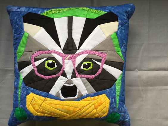 Racoon CLA080424229 Quilted Pillow Case