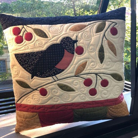 Bird CLA080424207 Quilted Pillow Case