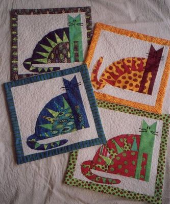 Cat CLA080424046 Quilted Placemats