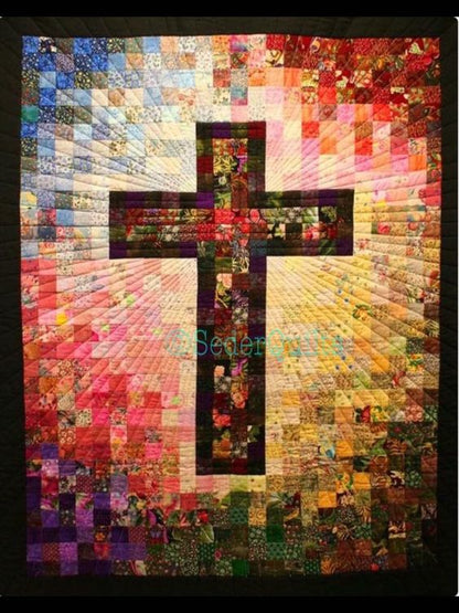 Christian Cross CLM200616 Art Quilt