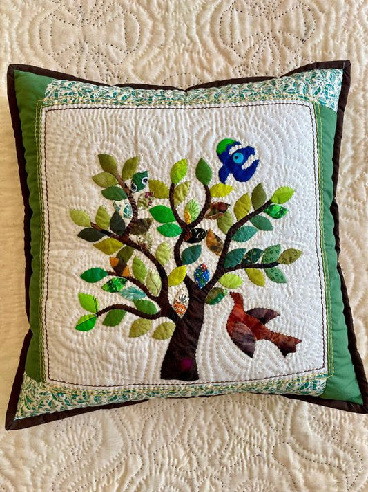 Tree CLA080424230 Quilted Pillow Case