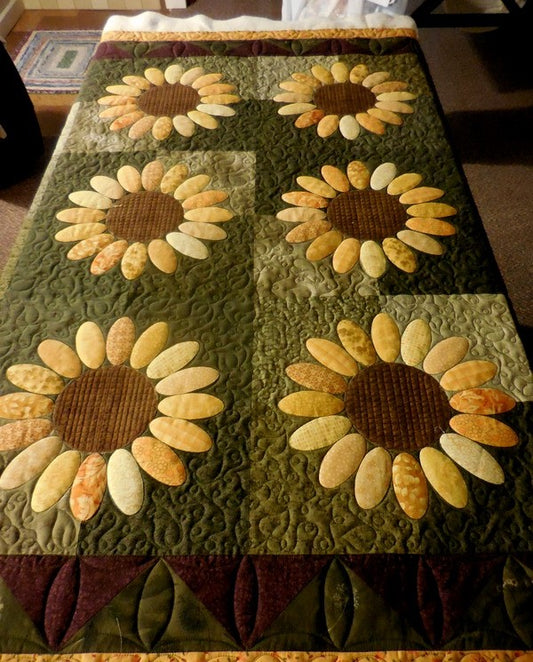 Sunflower CLM290645 Art Quilt