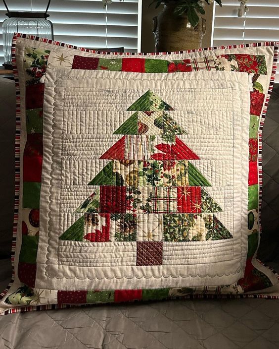 Tree CLA080424126 Quilted Pillow Case