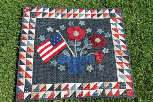 Patriotic CLDY180624119 Quilted Placemats