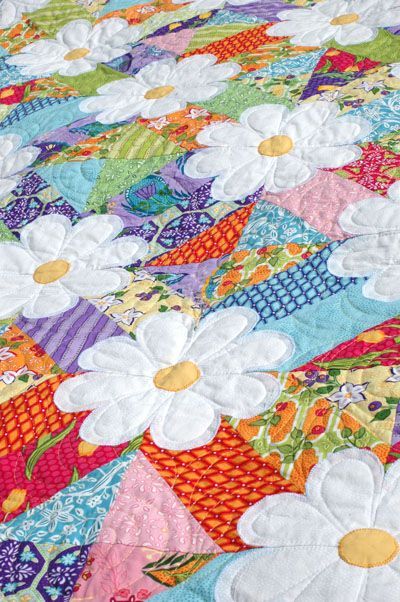 Daisy Flower CLA080424036 Quilt Blanket