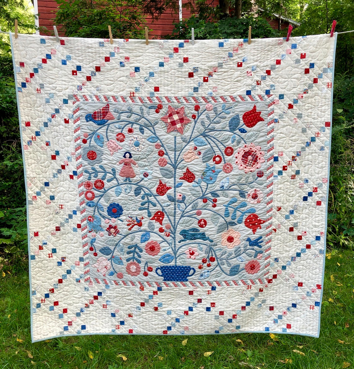 Patriotic CLDY040724098 Quilt Blanket