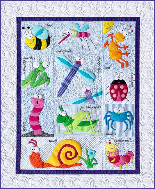 Insects CLDY040724072 Quilt Blanket