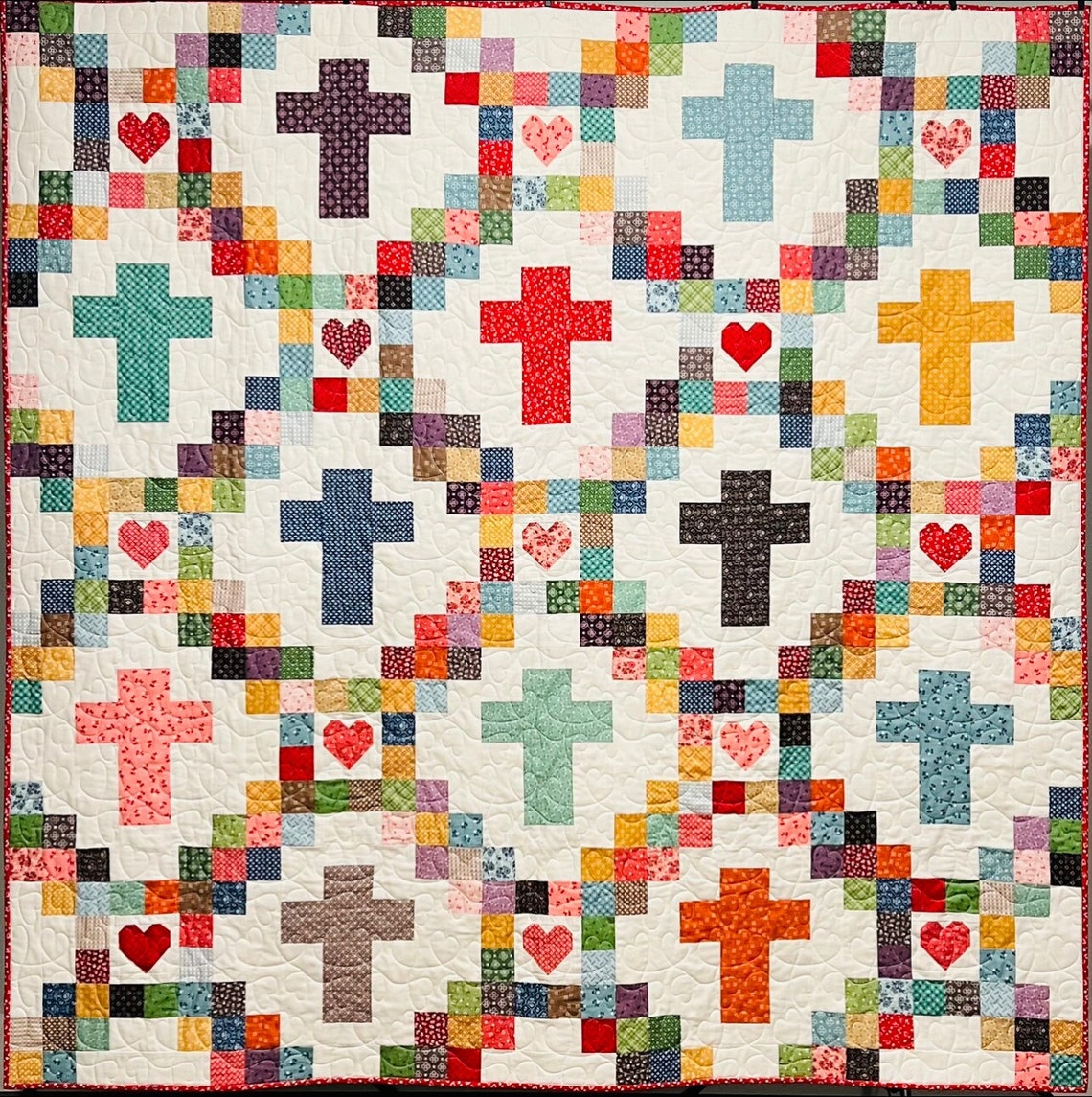 Christian Cross CLDY040724063 Quilt Blanket