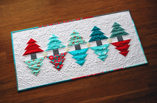 Christmas Tree CLDY040724162 Quilted Table Runner