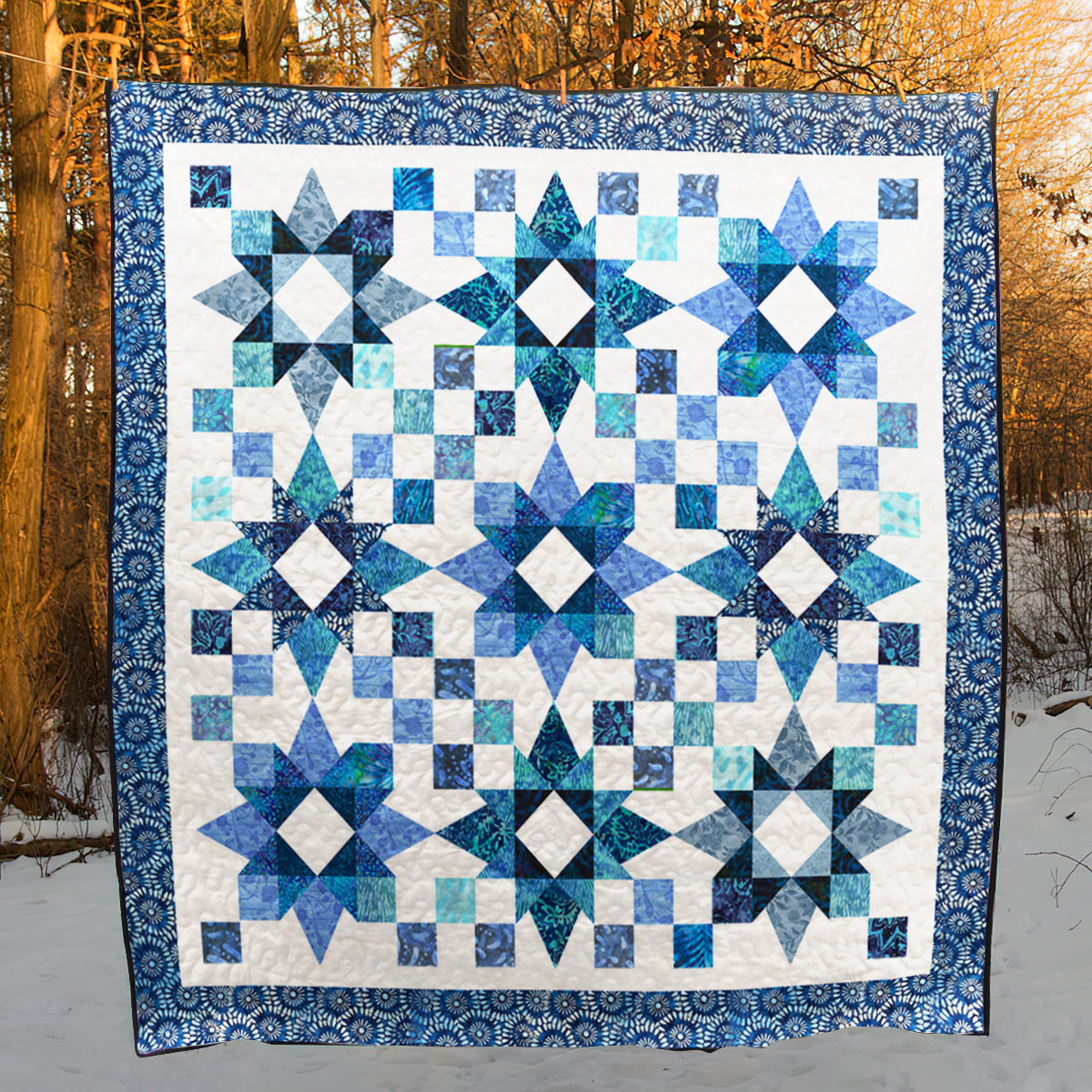 Winter Star Art Quilt JP221001