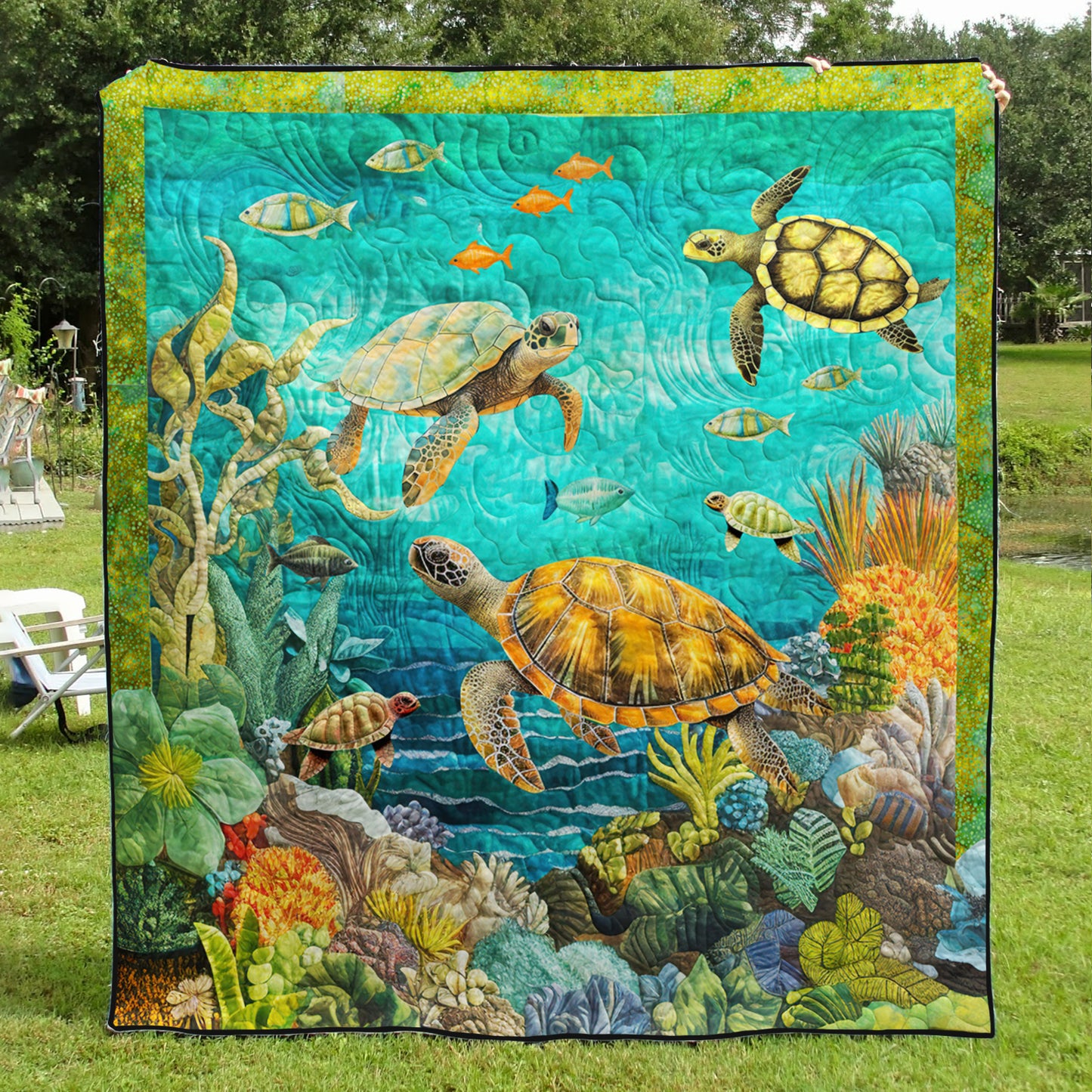 Turtle TL13102321 Quilt Blanket