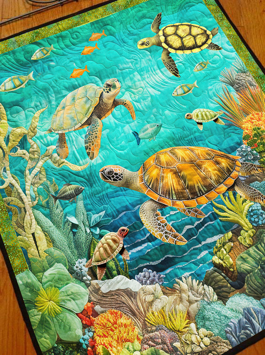 Turtle TL13102321 Quilt Blanket