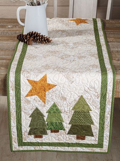 Christmas Tree CLA08122330 Quilted Table Runner