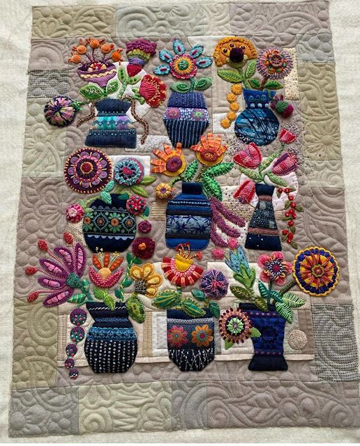 Flower Pot CLA040124008 Quilt Blanket