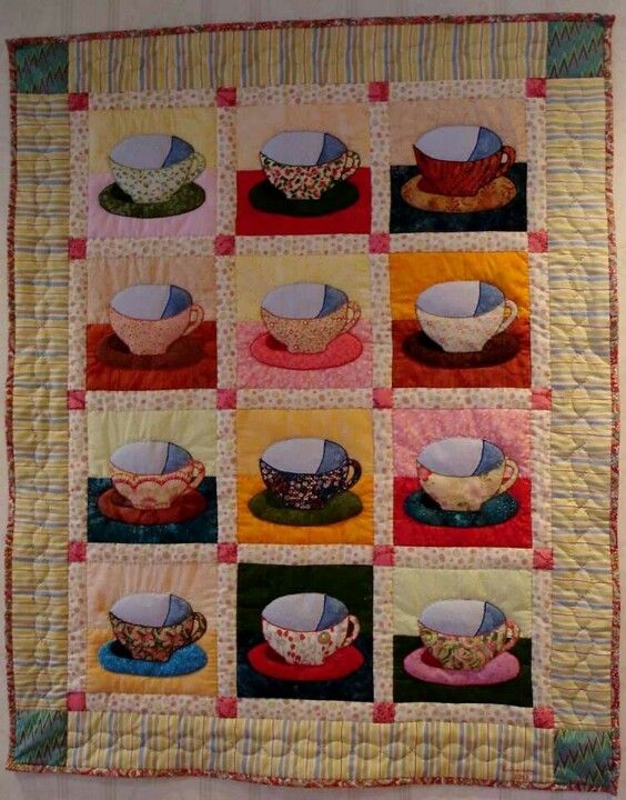 Tea Cup CLA28122369 Quilt Blanket