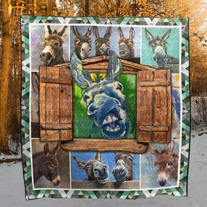 Donkey CG130606 Quilt Blanket