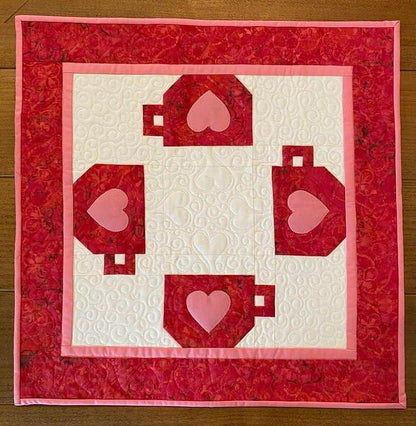 Heart Cup CLA120324156 Quilted Placemats