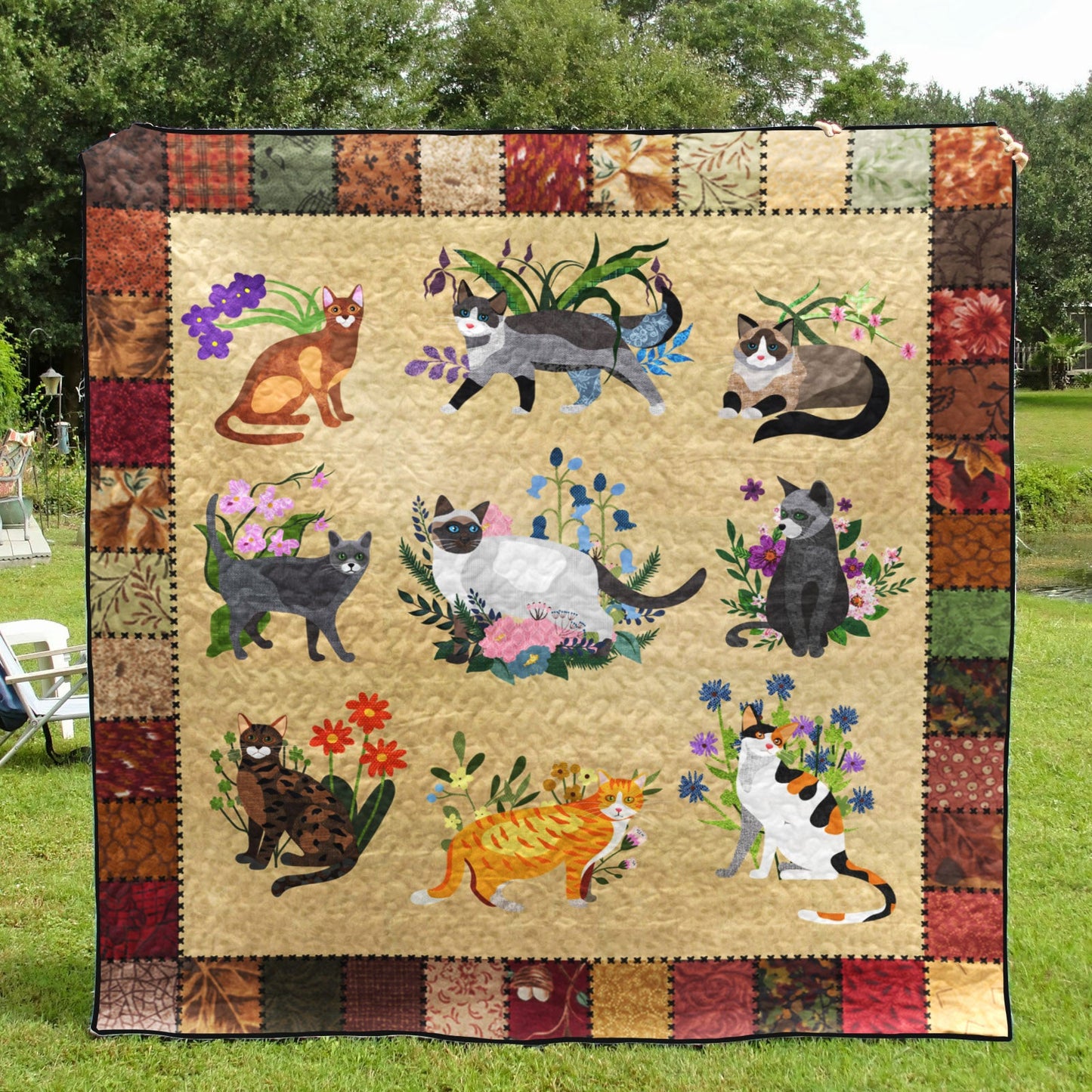 Cat NT240511 Art Quilt