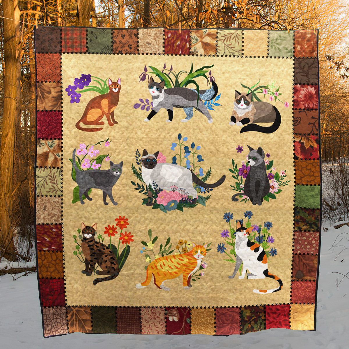 Cat NT240511 Art Quilt