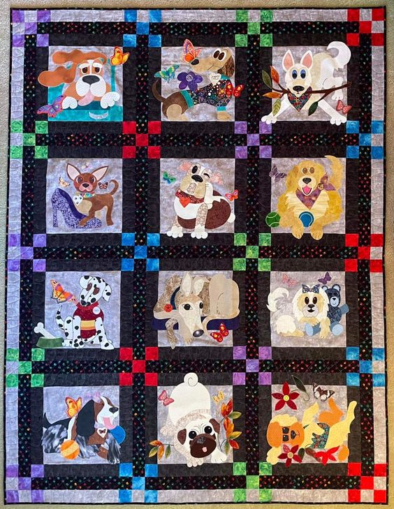 Dogs CLA05012303 Quilt Blanket