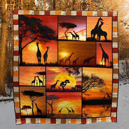 Giraffe TN310528 Quilt Blanket