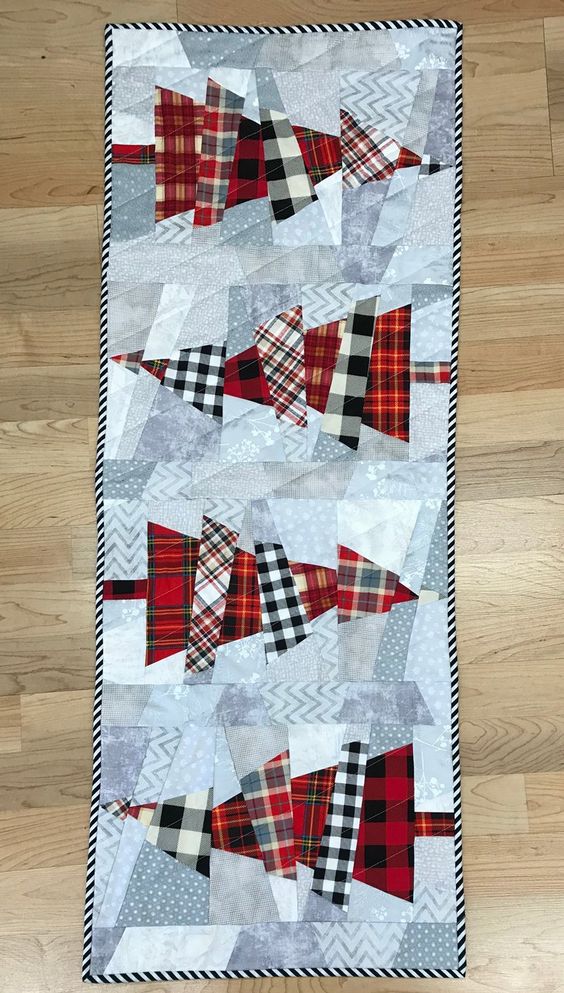 Christmas Tree CLA130324094 Quilted Table Runner