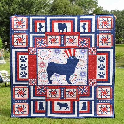 American Pug TL050602 Quilt Blanket
