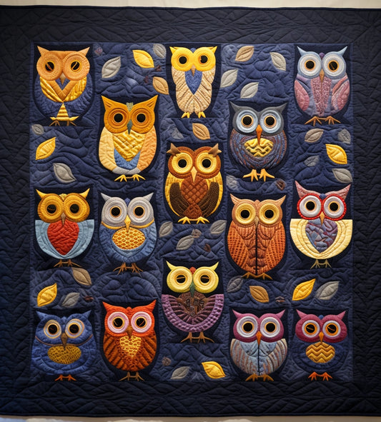 Owls BL9112388 Quilt Blanket