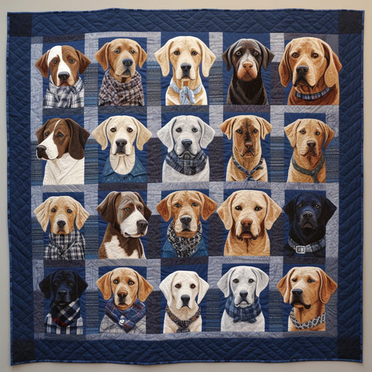 Labrador Retriever TAI13112352 Quilt Blanket