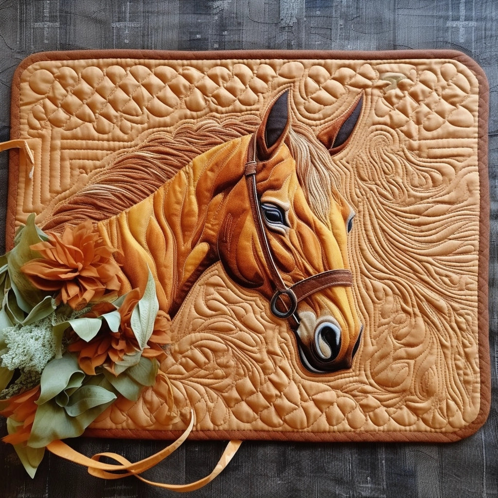 Horse TAI260224084 Quilted Placemats