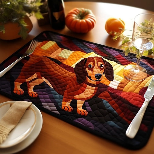 Dachshund TAI040124202 Quilted Placemats