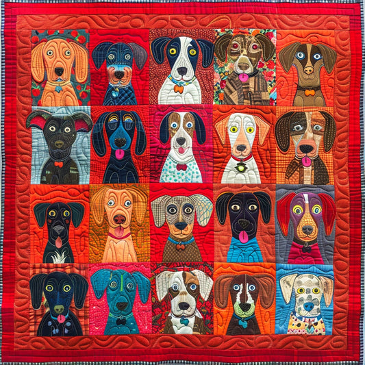 Dogs TAI280224126 Quilt Blanket