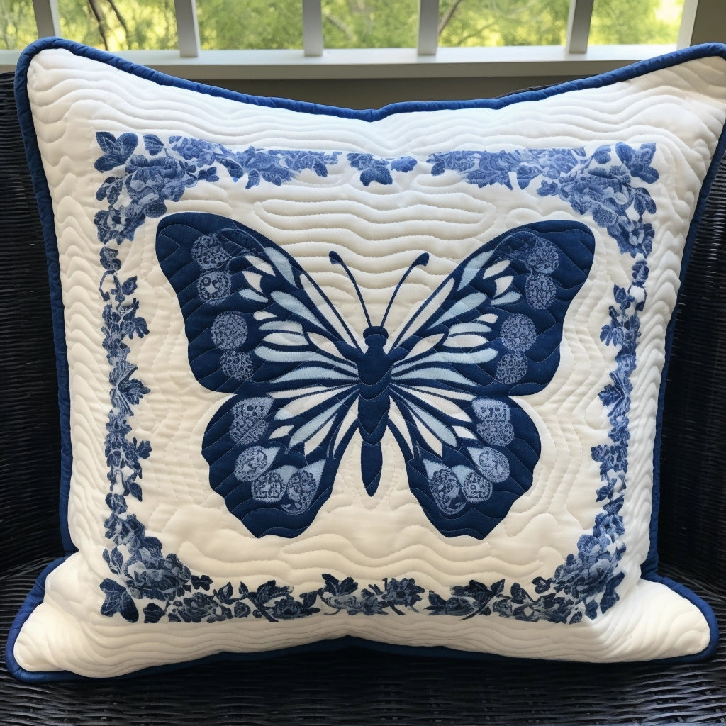 Butterfly TAI060324004 Quilted Pillow Case