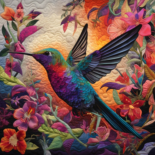 Hummingbird BL11112318 Quilt Blanket