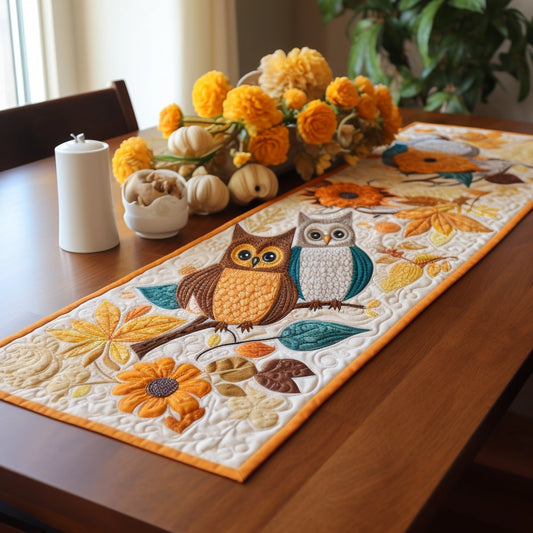 Owl TAI13122362 Quilted Table Runner