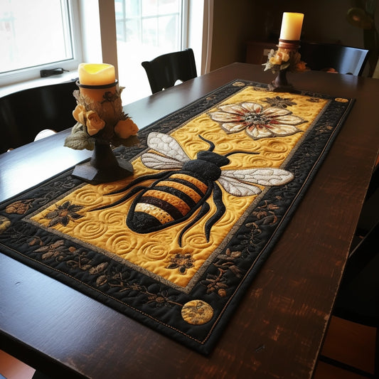 Bee TAI080324075 Quilted Table Runner