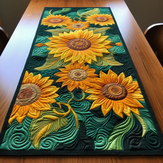 Sunflower TAI261223089 Quilted Table Runner
