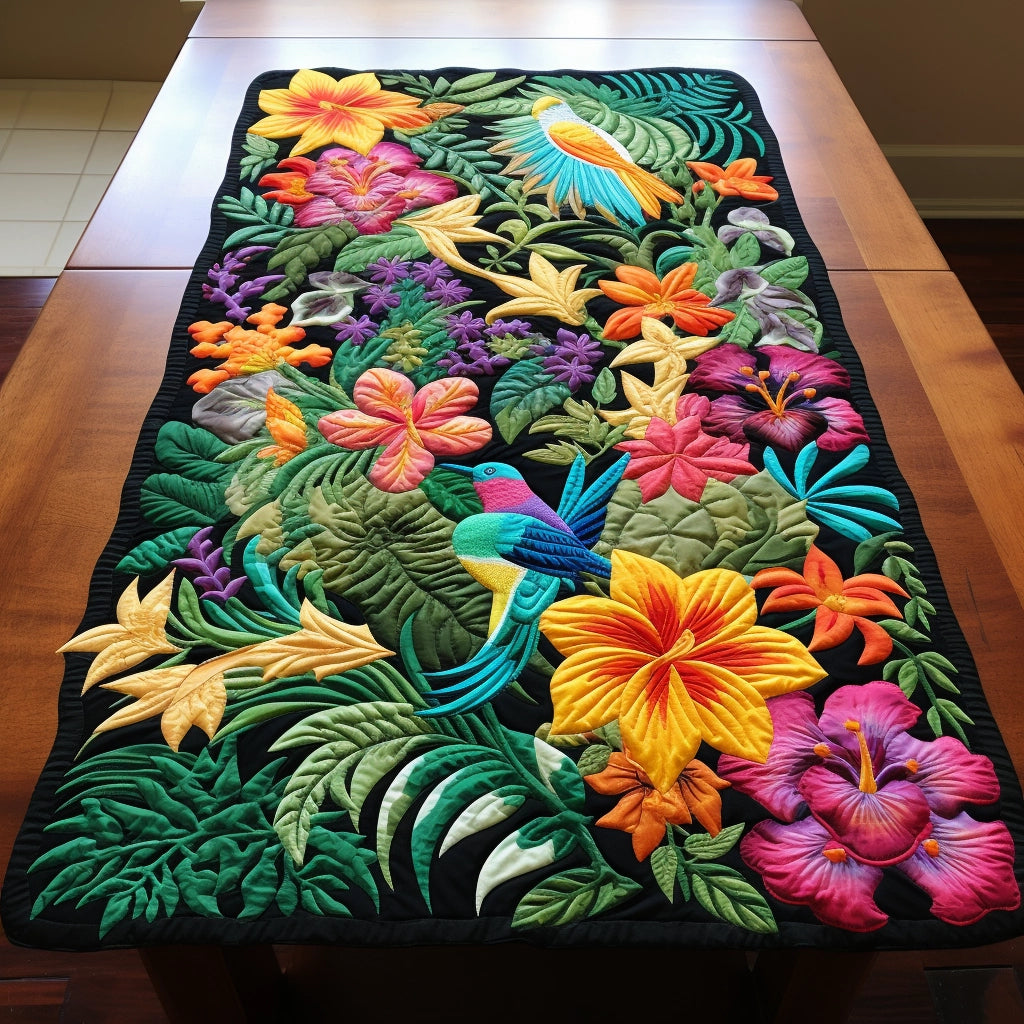 Flower Garden TAI201223056 Quilted Table Runner